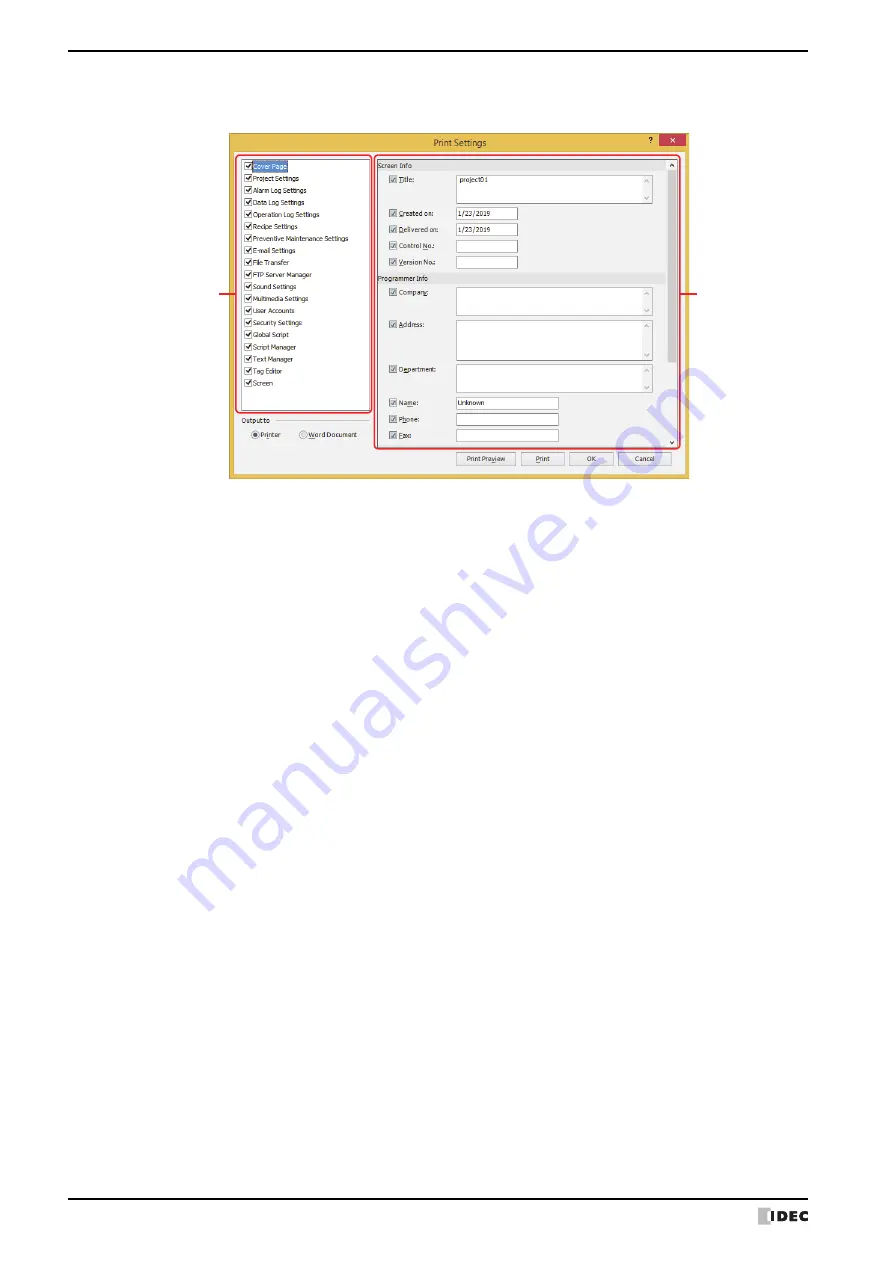 IDEC MICRO/I HG4G-CJT22 F-B Series User Manual Download Page 262