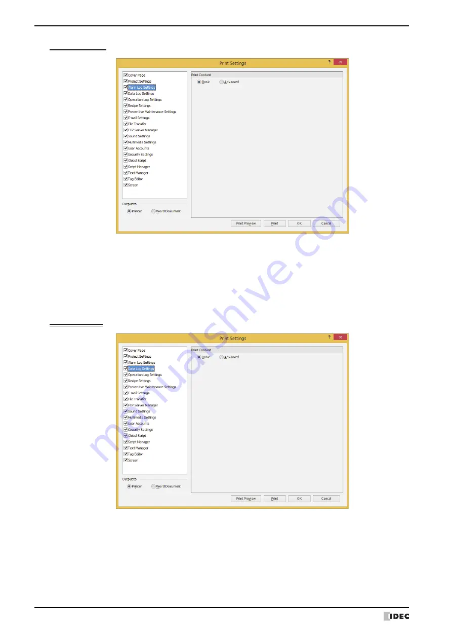 IDEC MICRO/I HG4G-CJT22 F-B Series User Manual Download Page 266