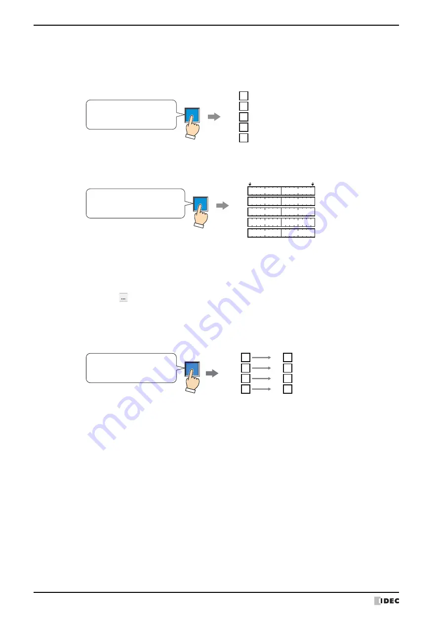 IDEC MICRO/I HG4G-CJT22 F-B Series User Manual Download Page 408