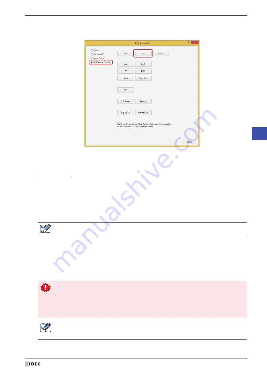 IDEC MICRO/I HG4G-CJT22 F-B Series User Manual Download Page 505