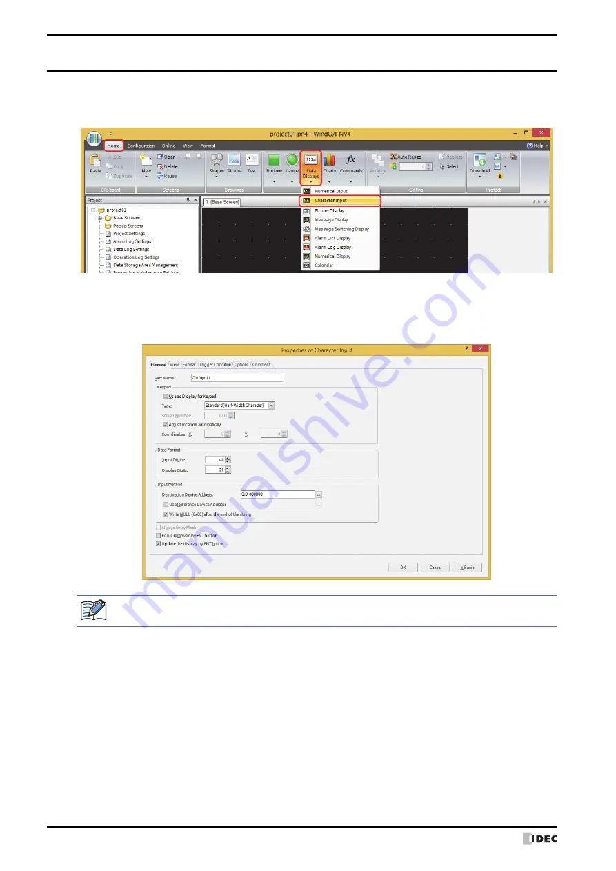 IDEC MICRO/I HG4G-CJT22 F-B Series User Manual Download Page 634