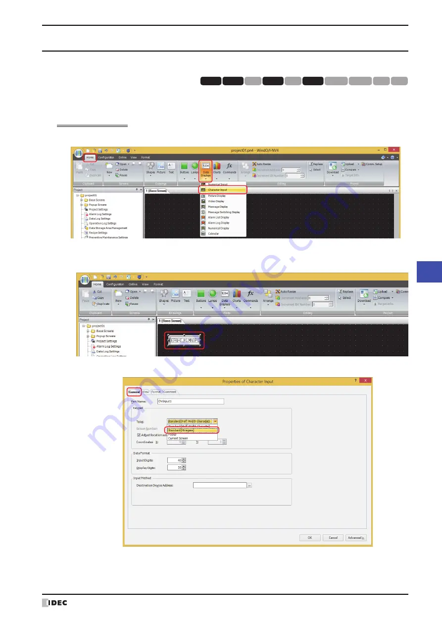 IDEC MICRO/I HG4G-CJT22 F-B Series User Manual Download Page 655