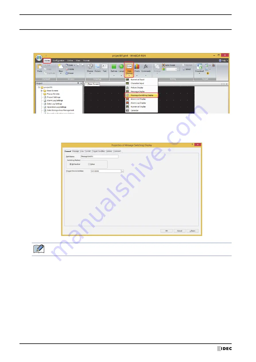 IDEC MICRO/I HG4G-CJT22 F-B Series User Manual Download Page 724