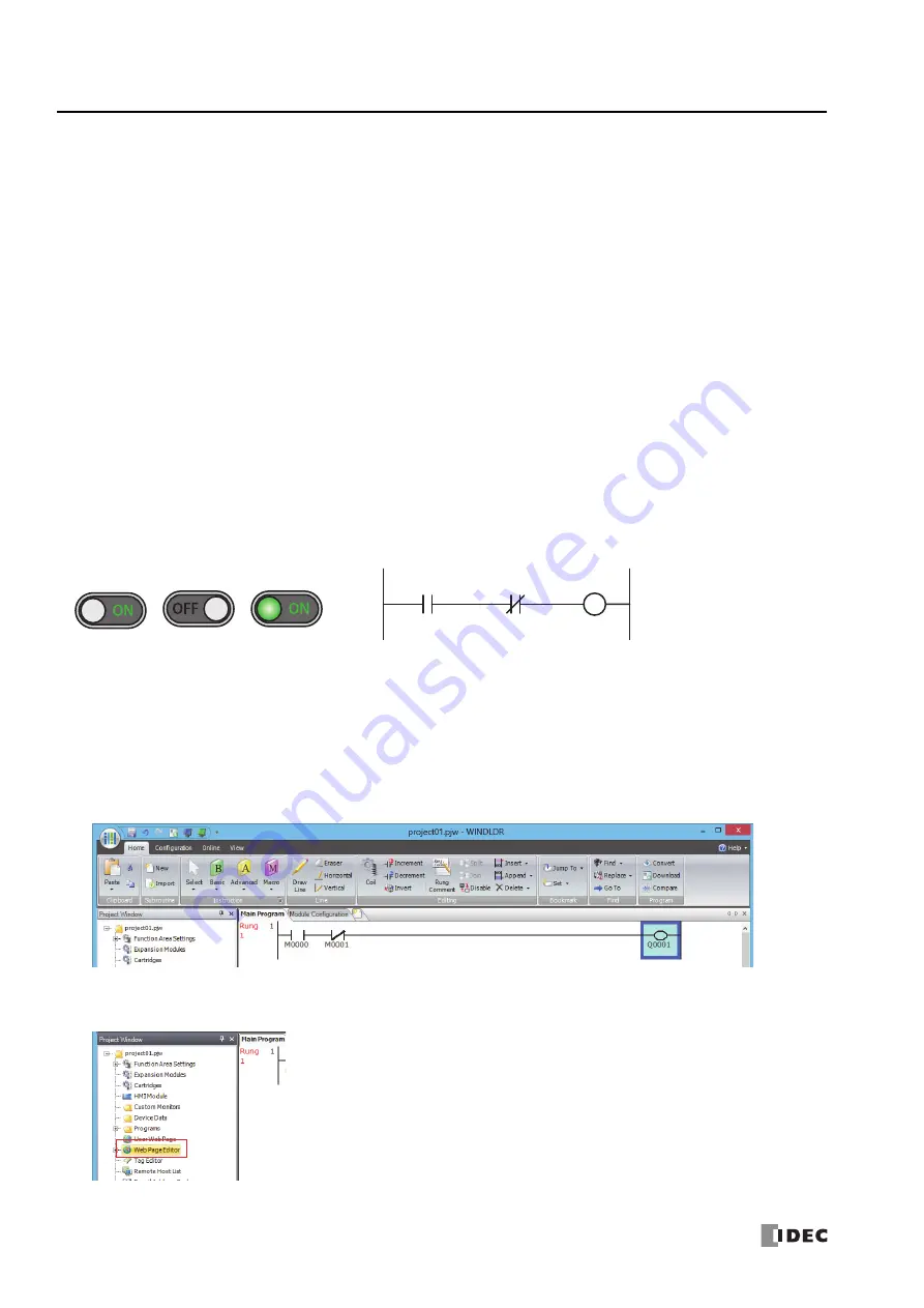 IDEC MICROSmart FC6A-C16K1CE Скачать руководство пользователя страница 244