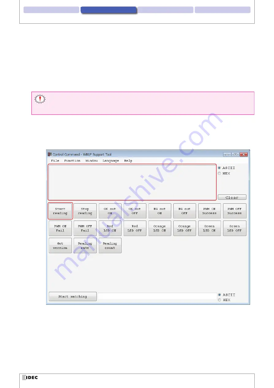 IDEC WB1F-100S1B User Manual Download Page 15