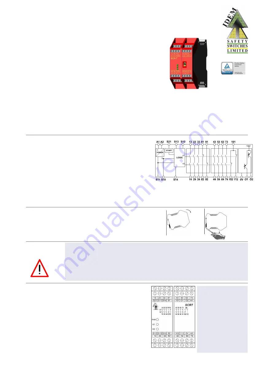 Idem SCR-7 User Information Download Page 1