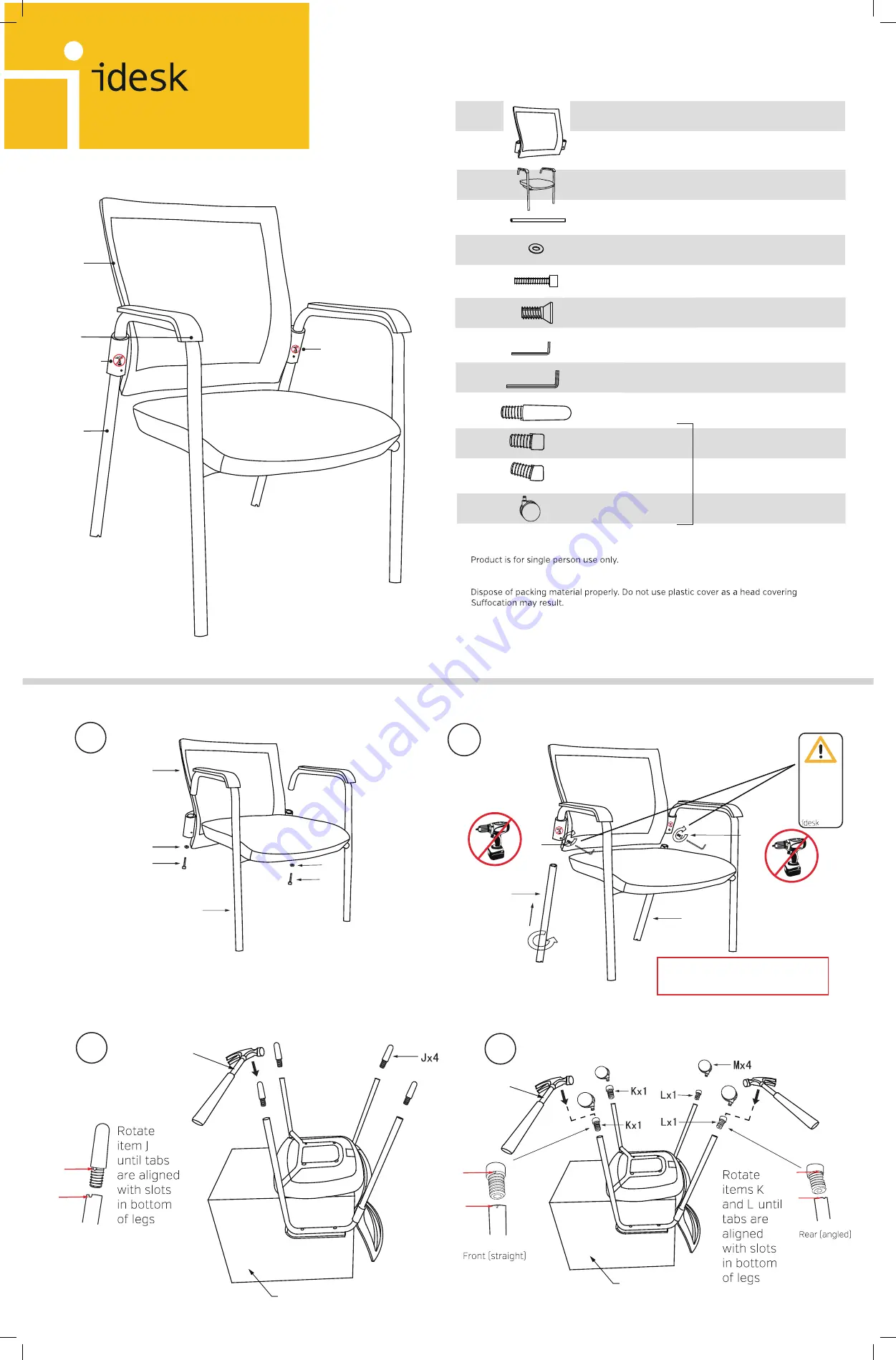 idesk 403B Скачать руководство пользователя страница 1