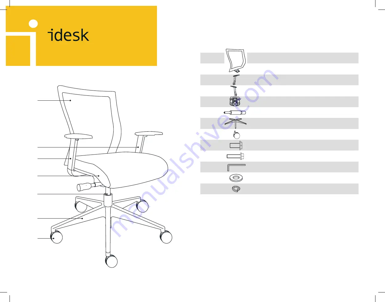 idesk OROBLANCO 404 Assembly Instructions Download Page 1