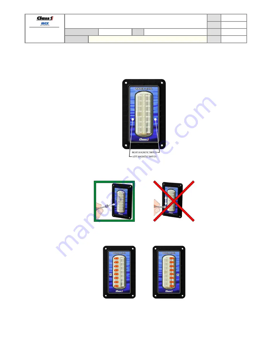 Idex Class 1 ITL 40 Operation Manual Download Page 8