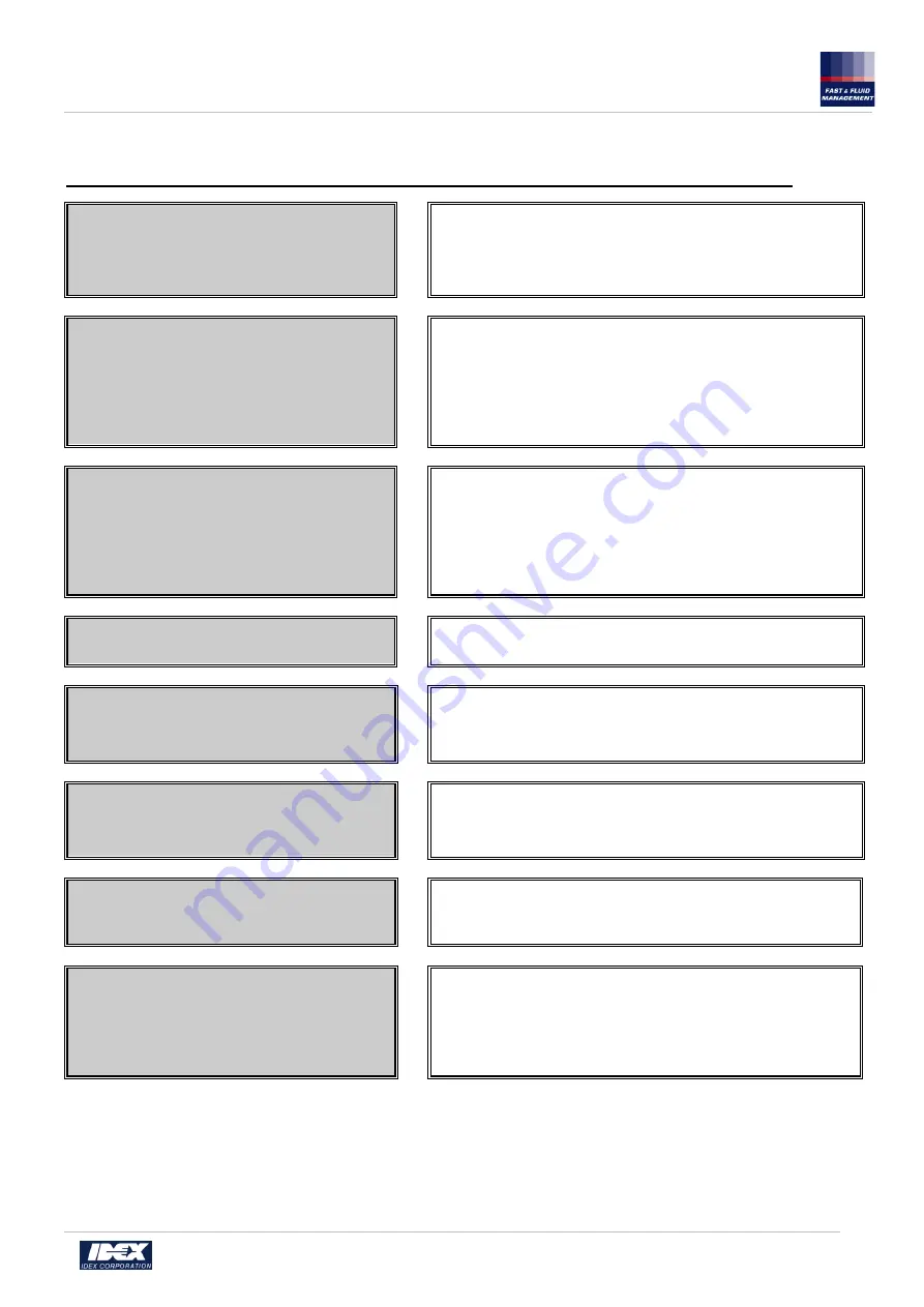 Idex Fast & Fluid Management Ferraris User Manual Download Page 46