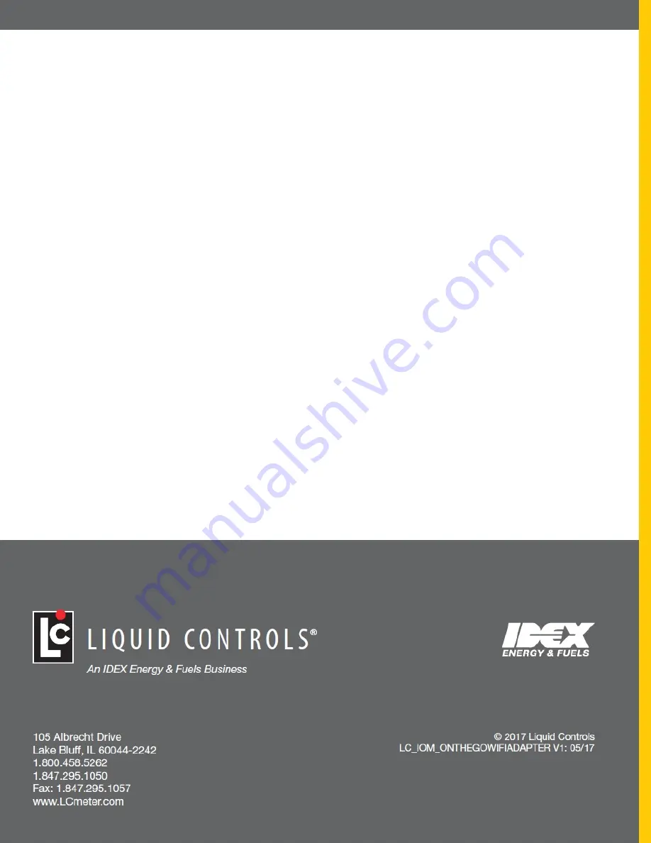 Idex Liquid Controls F Series Installation-Parts Download Page 25