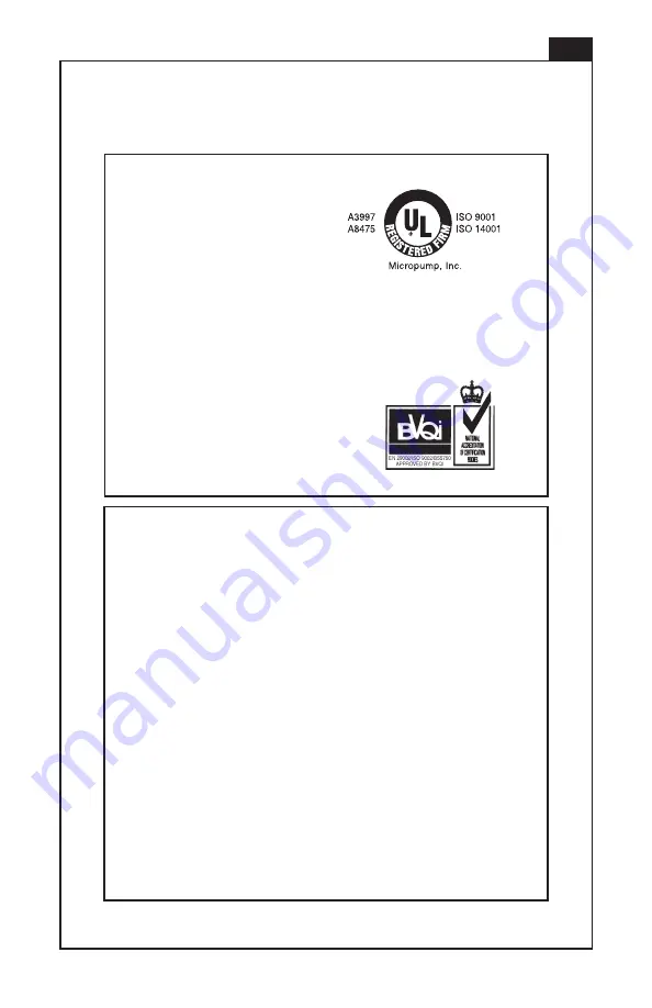 Idex Micropump I-Drive IMS Installation, Operation And Warranty Information Download Page 21