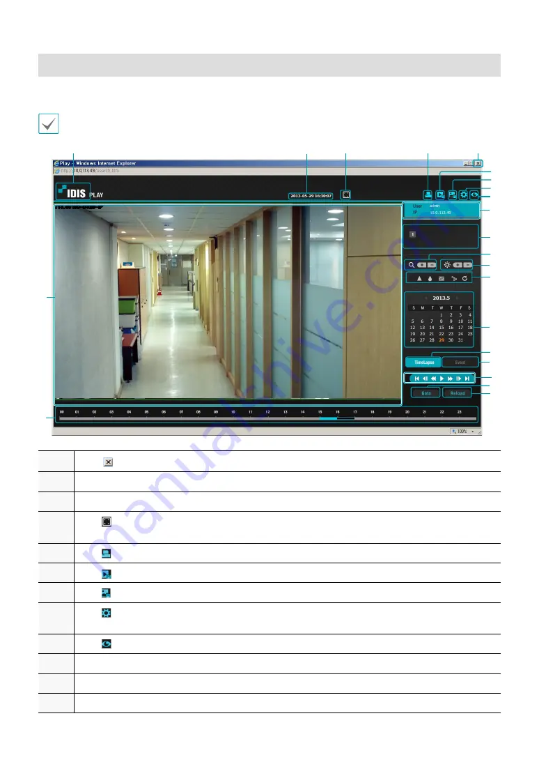 Idis DC-B6206XL-A Operation Manual Download Page 42