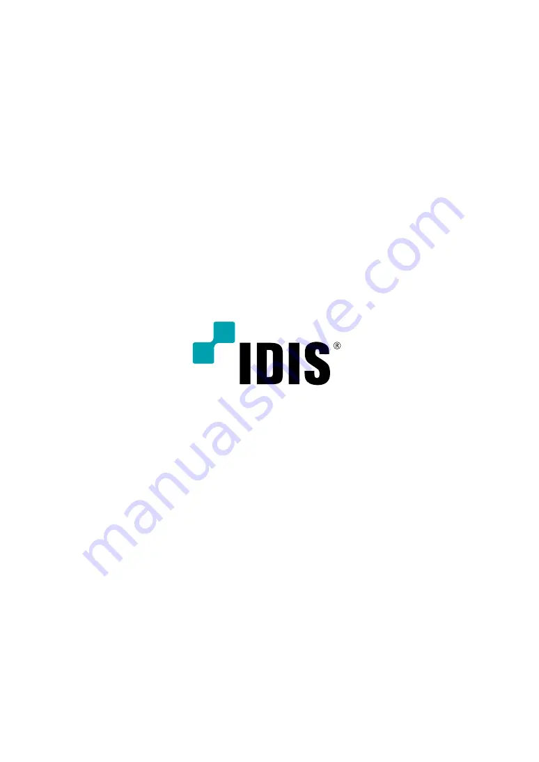 Idis DC-D Series Installation Manual Download Page 22