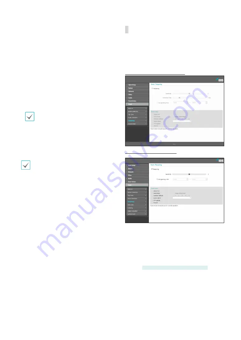 Idis DC-D3233FRX-N Operation Manual Download Page 36