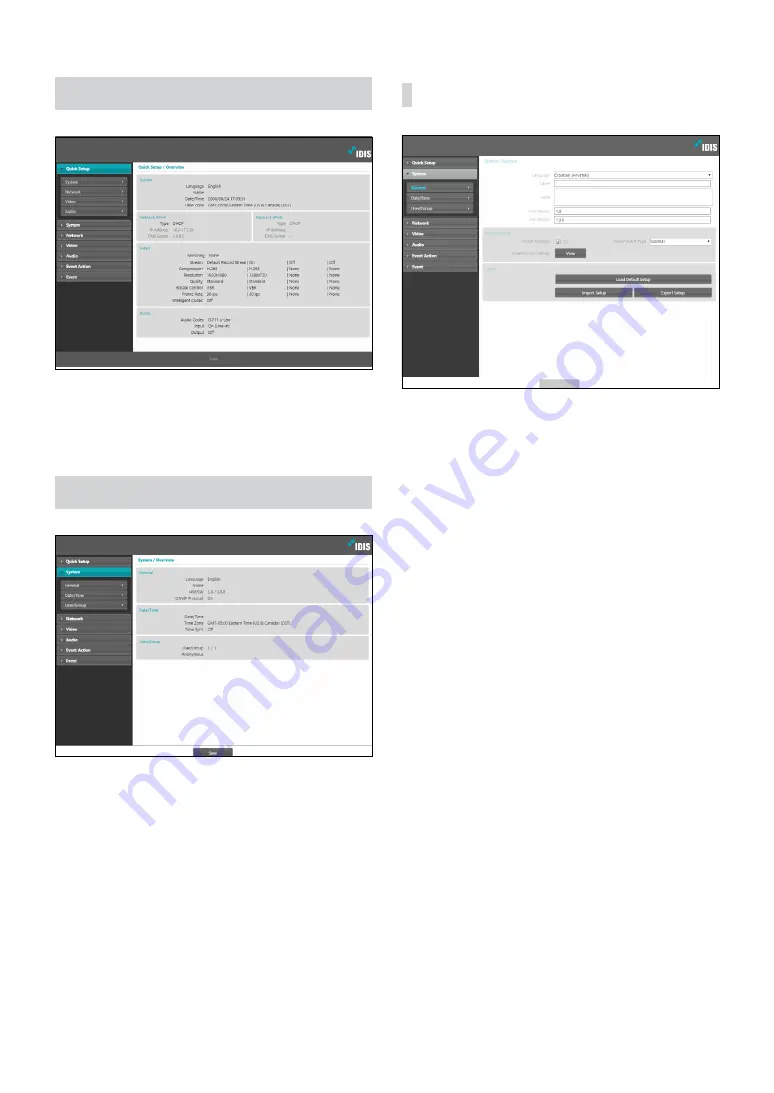 Idis DC-D3233HRXL Operation Manual Download Page 9