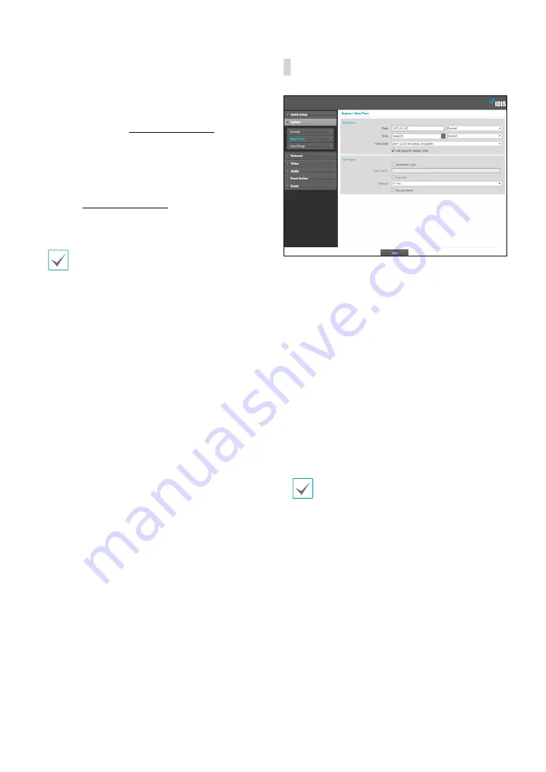 Idis DC-D3233HRXL Operation Manual Download Page 10