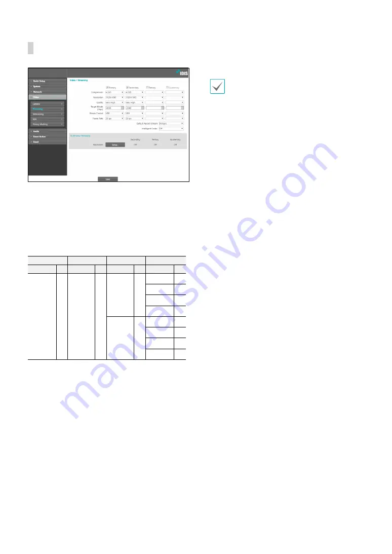 Idis DC-D3233HRXL Operation Manual Download Page 22