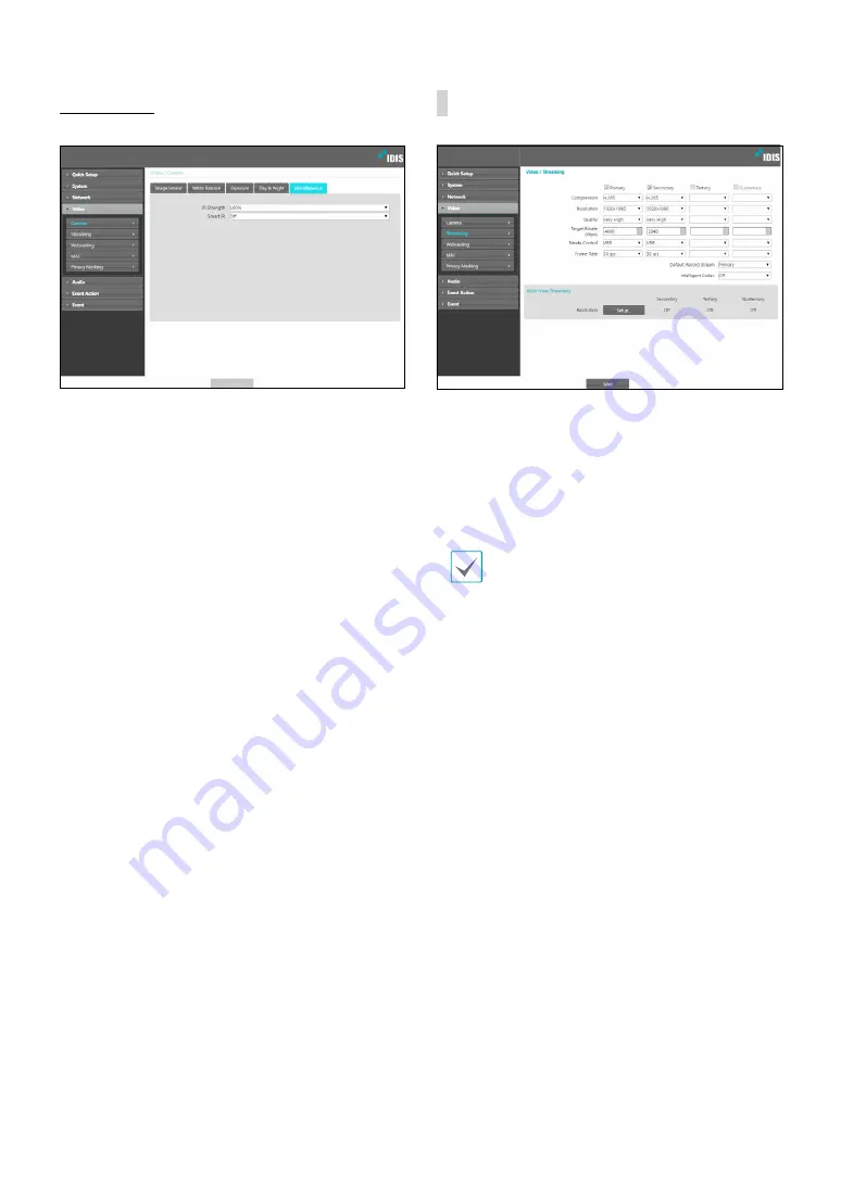 Idis DC-D4233WRX Operation Manual Download Page 21