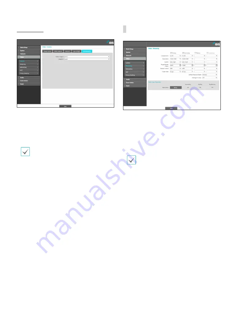 Idis DC-D4236HRX Operation Manual Download Page 21