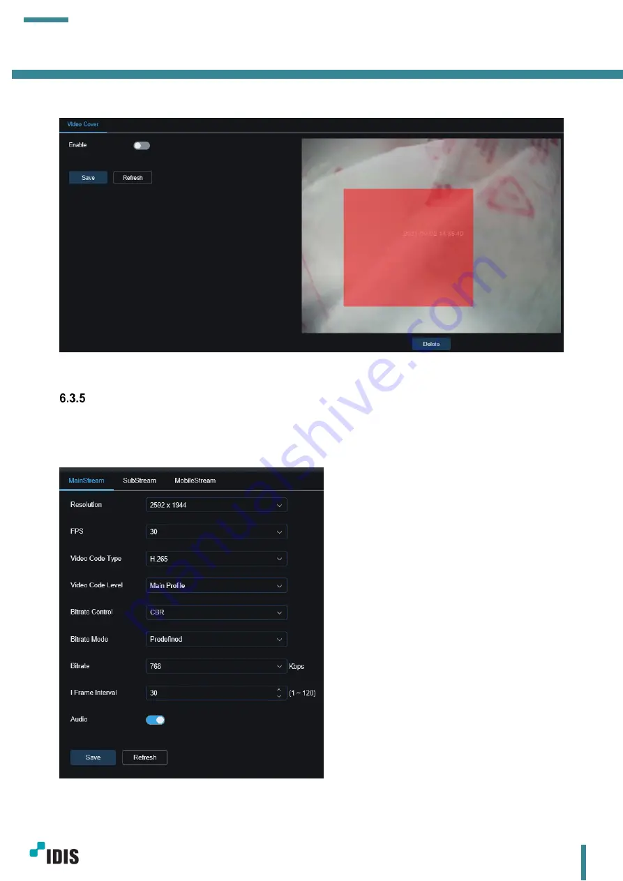 Idis DC-D45 WERX Series Configuration Manual Download Page 28