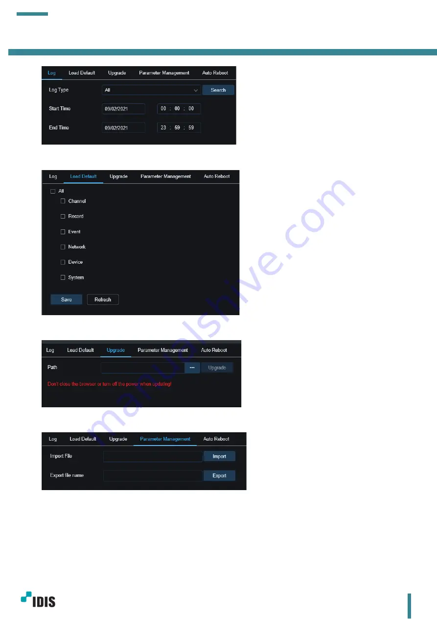 Idis DC-D4511WERX Configuration Manual Download Page 35