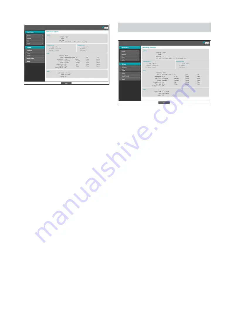 Idis DC-D4513WRX Operation Manual Download Page 8