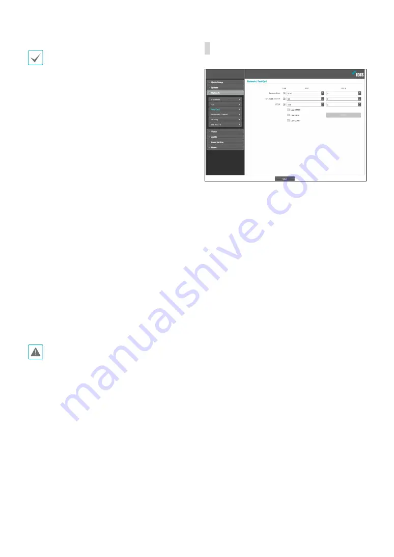 Idis DC-D4513WRX Operation Manual Download Page 14