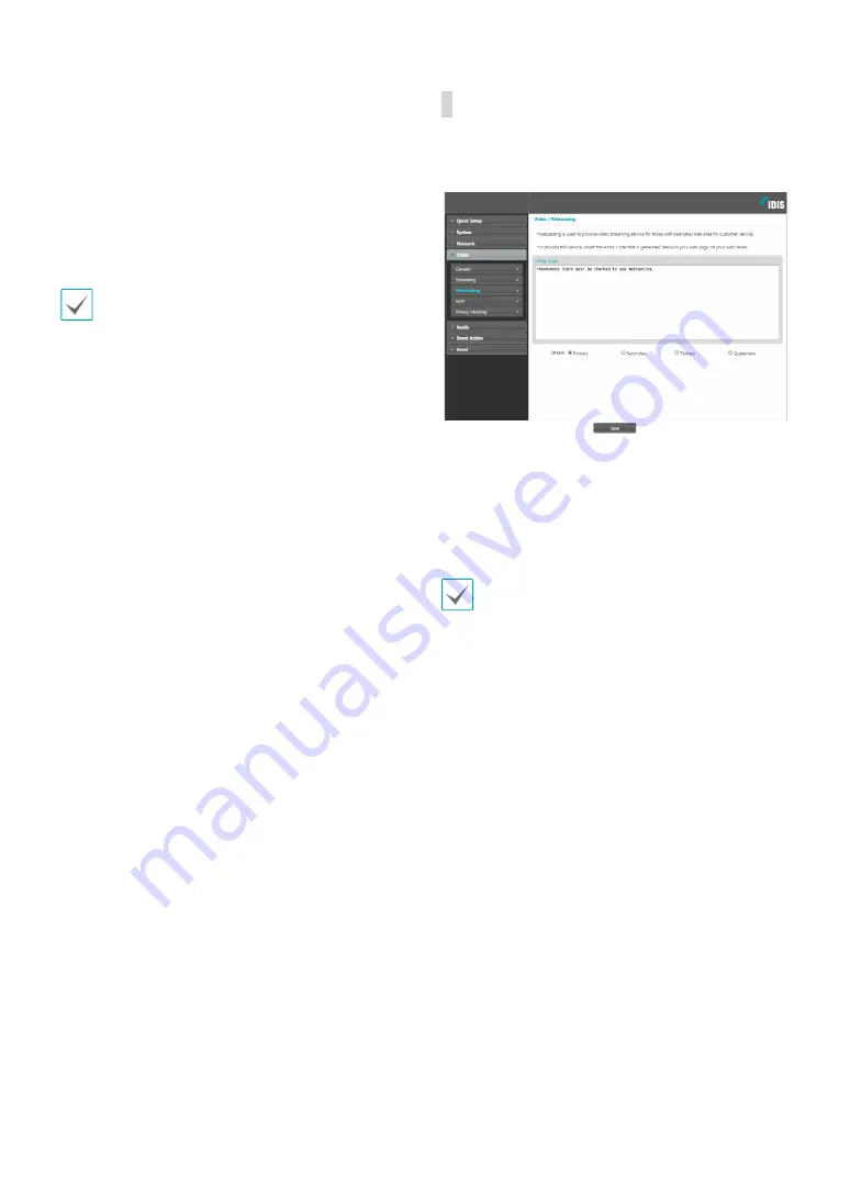 Idis DC-T3233HRX Operation Manual Download Page 24