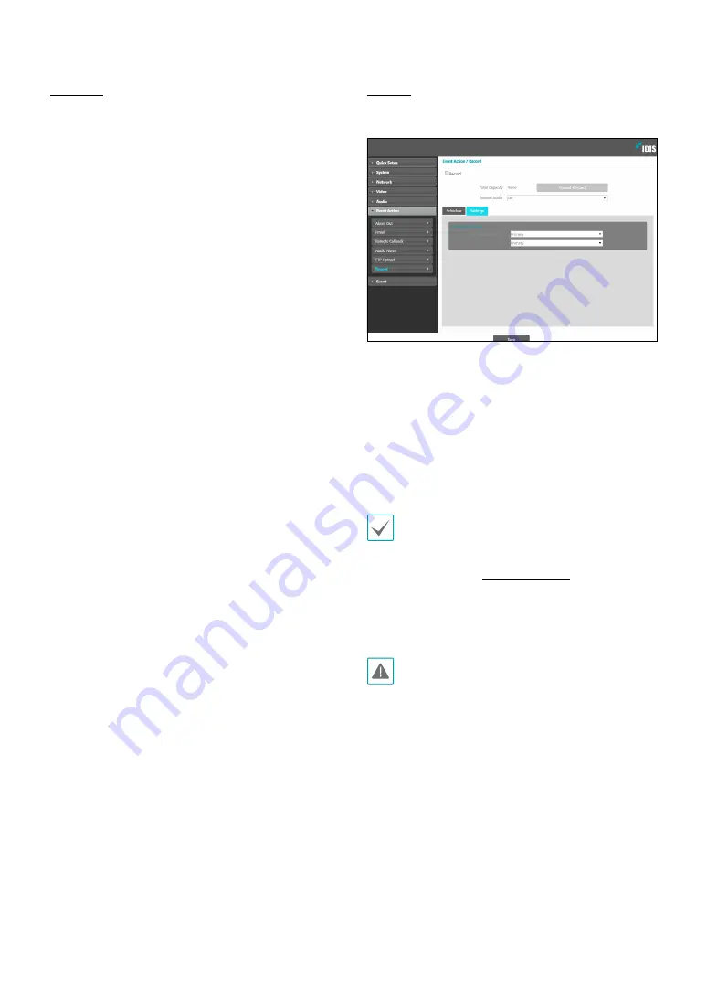 Idis DC-T3233HRX Operation Manual Download Page 32