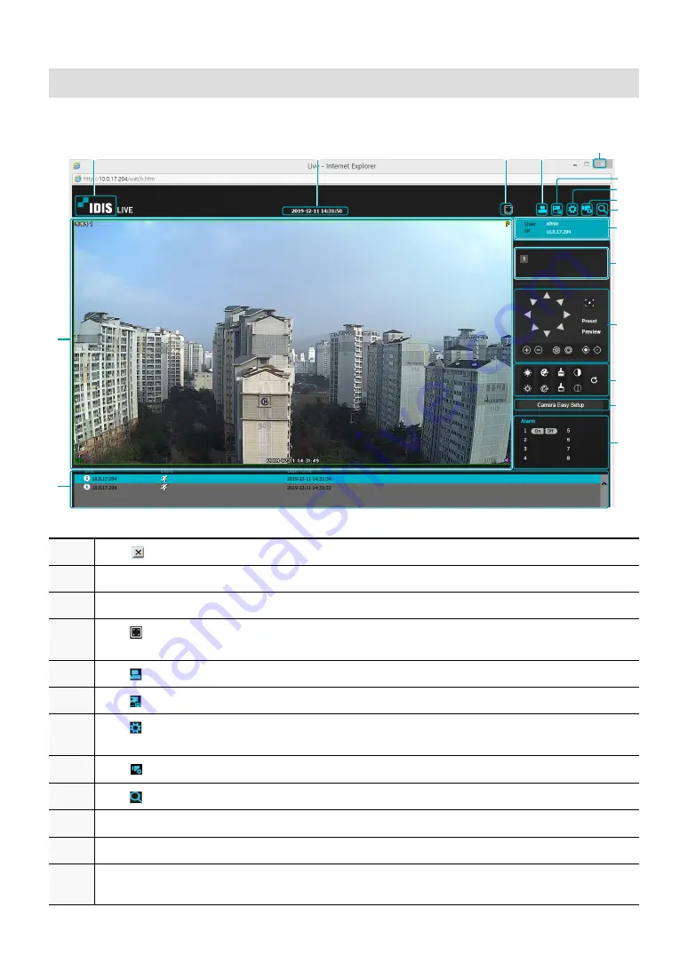 Idis DC-T4536HRX-A Operation Manual Download Page 38