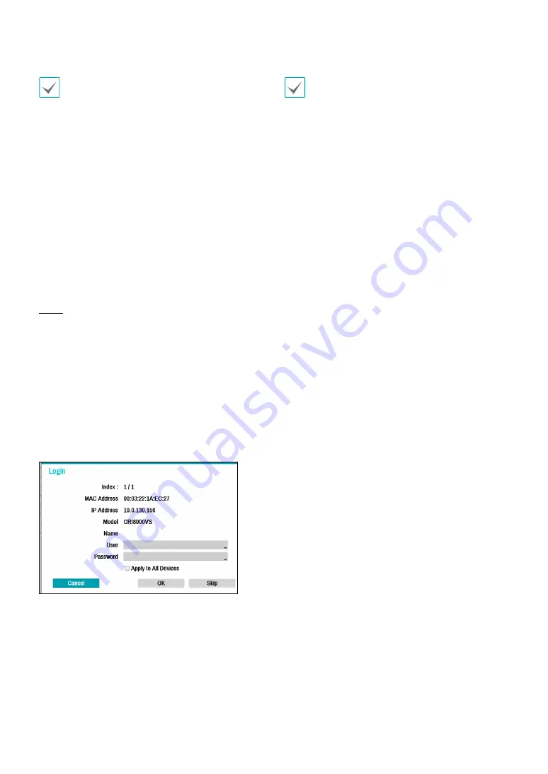 Idis DR-6100P Series Operation Manual Download Page 41