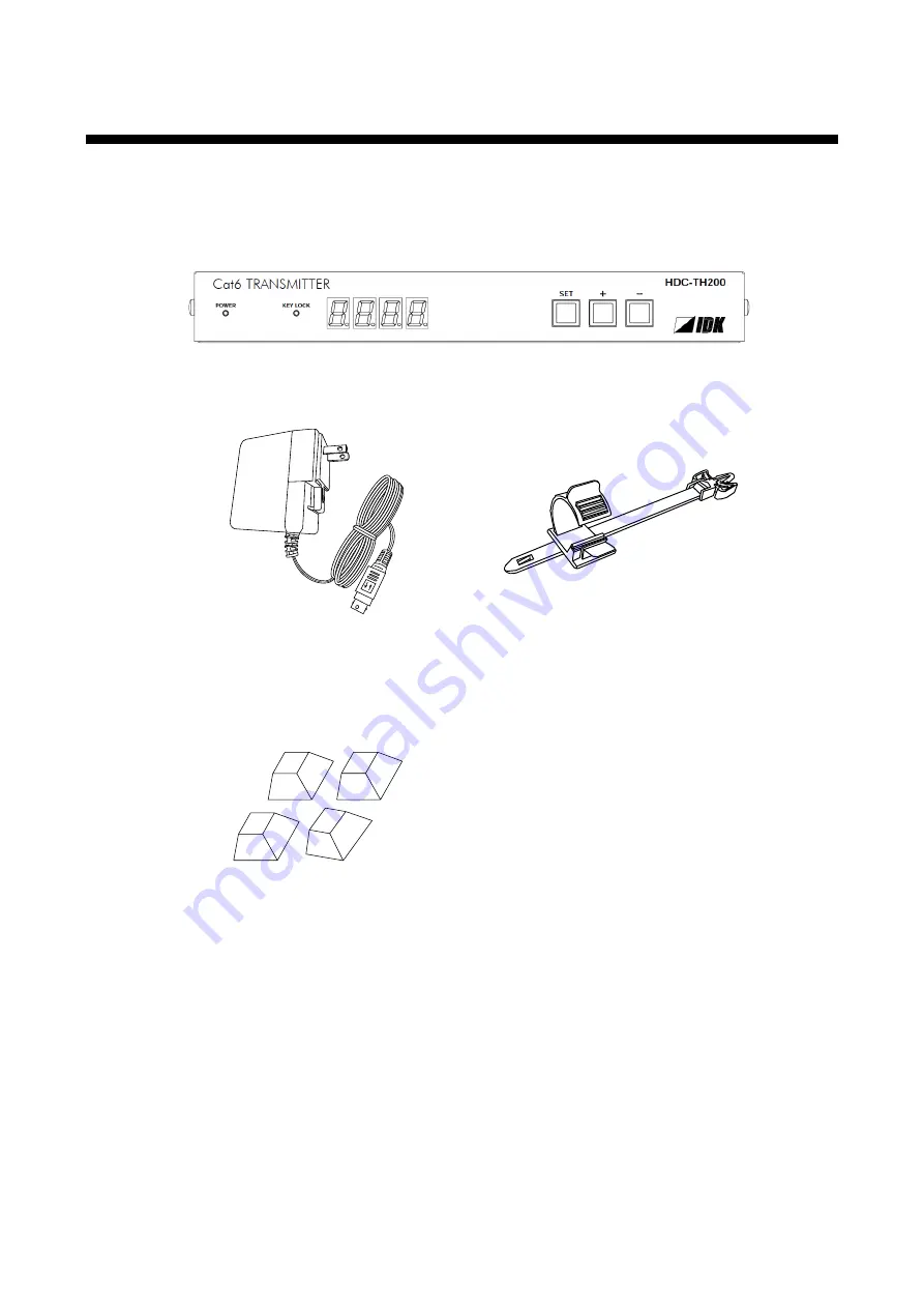 IDK HDC-TH200 User Manual Download Page 10