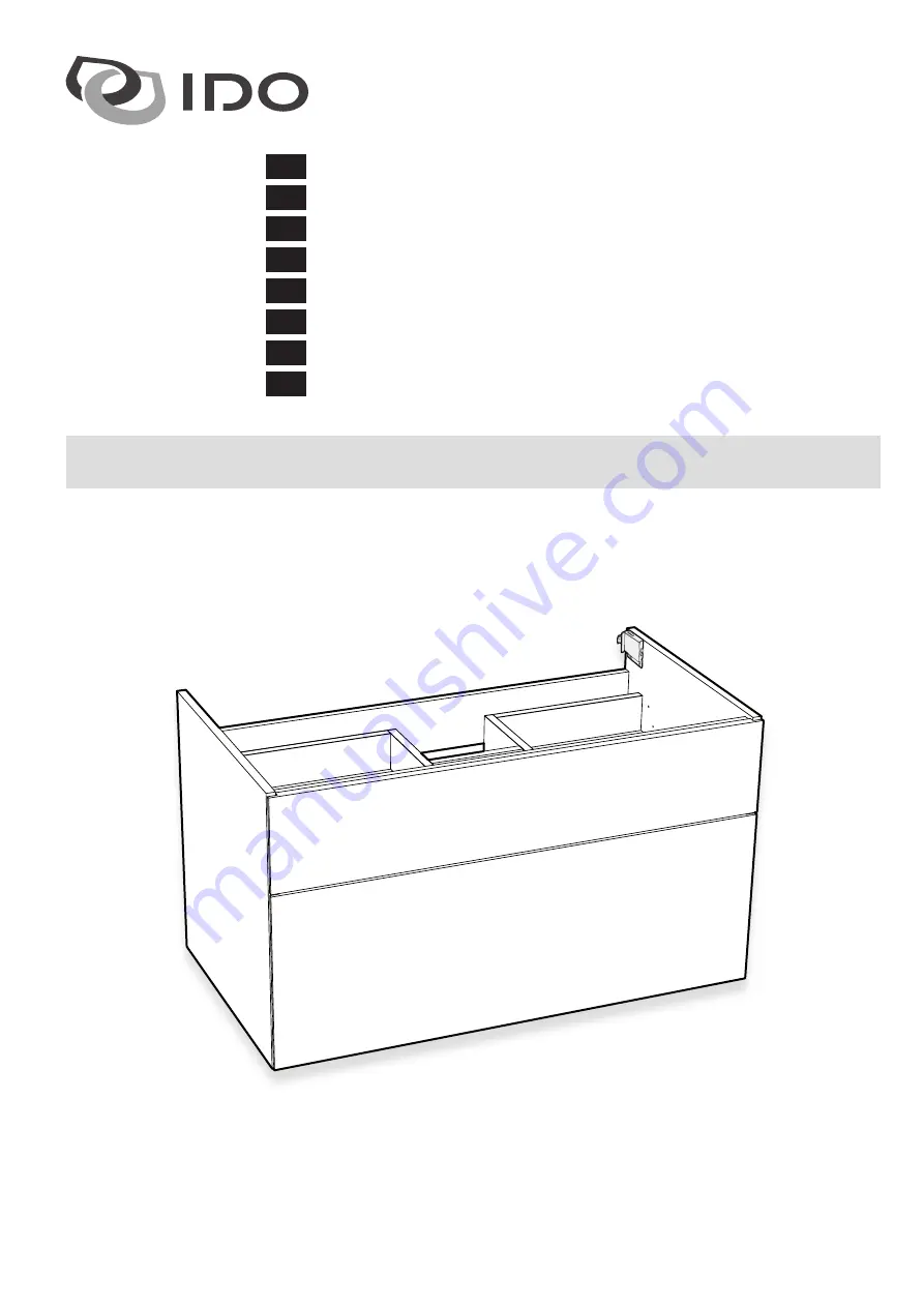 iDo Trend 97800 Assembly, Operating And Maintenance Instruction Download Page 1