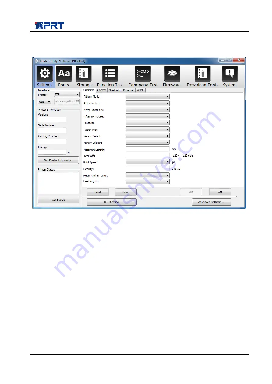 iDPRT iE2P User Manual Download Page 41