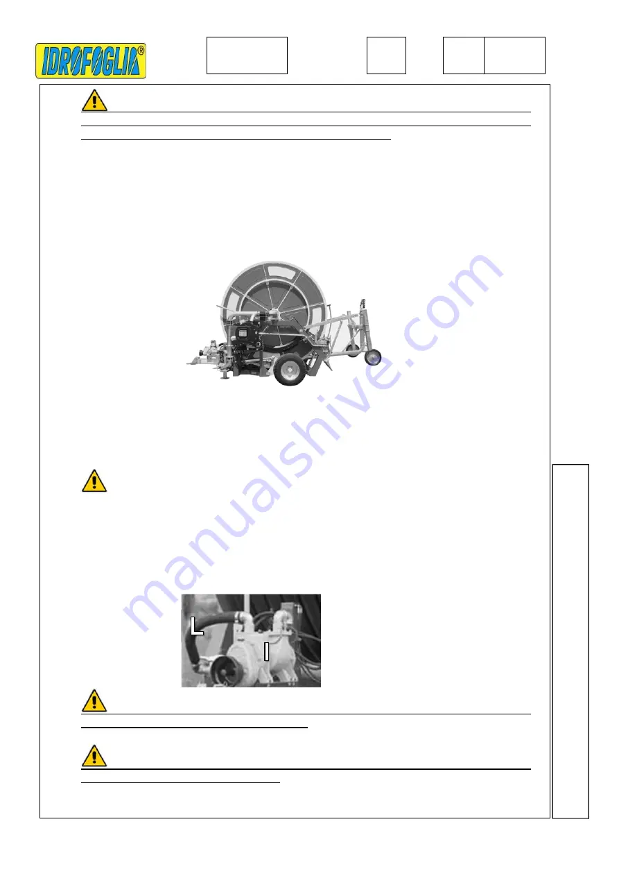 IDROFOGLIA TURBOCAR IG1 Operating Instructions Manual Download Page 92