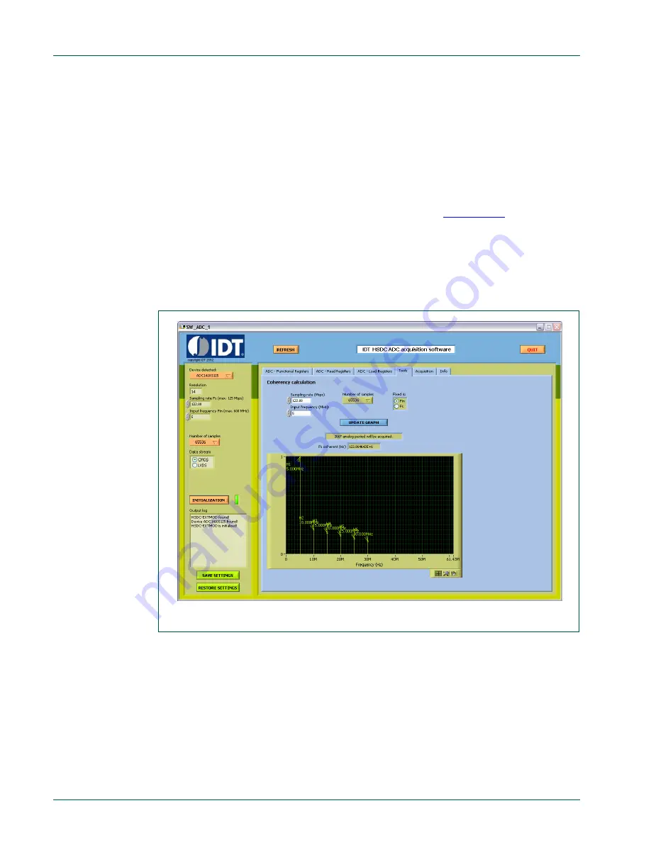 IDT ADC1410S Series Quick Start Manual Download Page 18