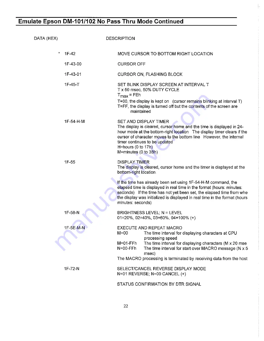 IEE PDK 225U-0WG13L Reference Manual Download Page 23