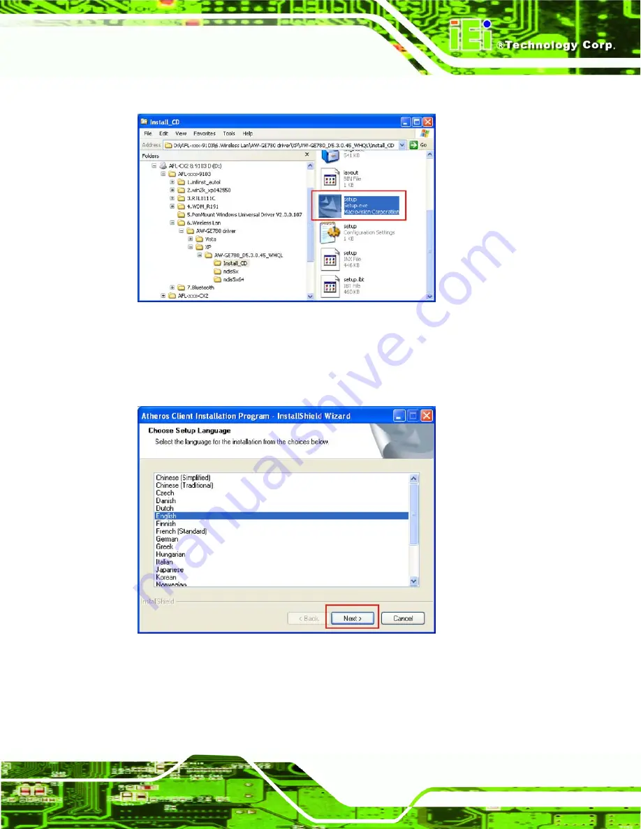 IEI Technology AFL-***-9103 User Manual Download Page 155