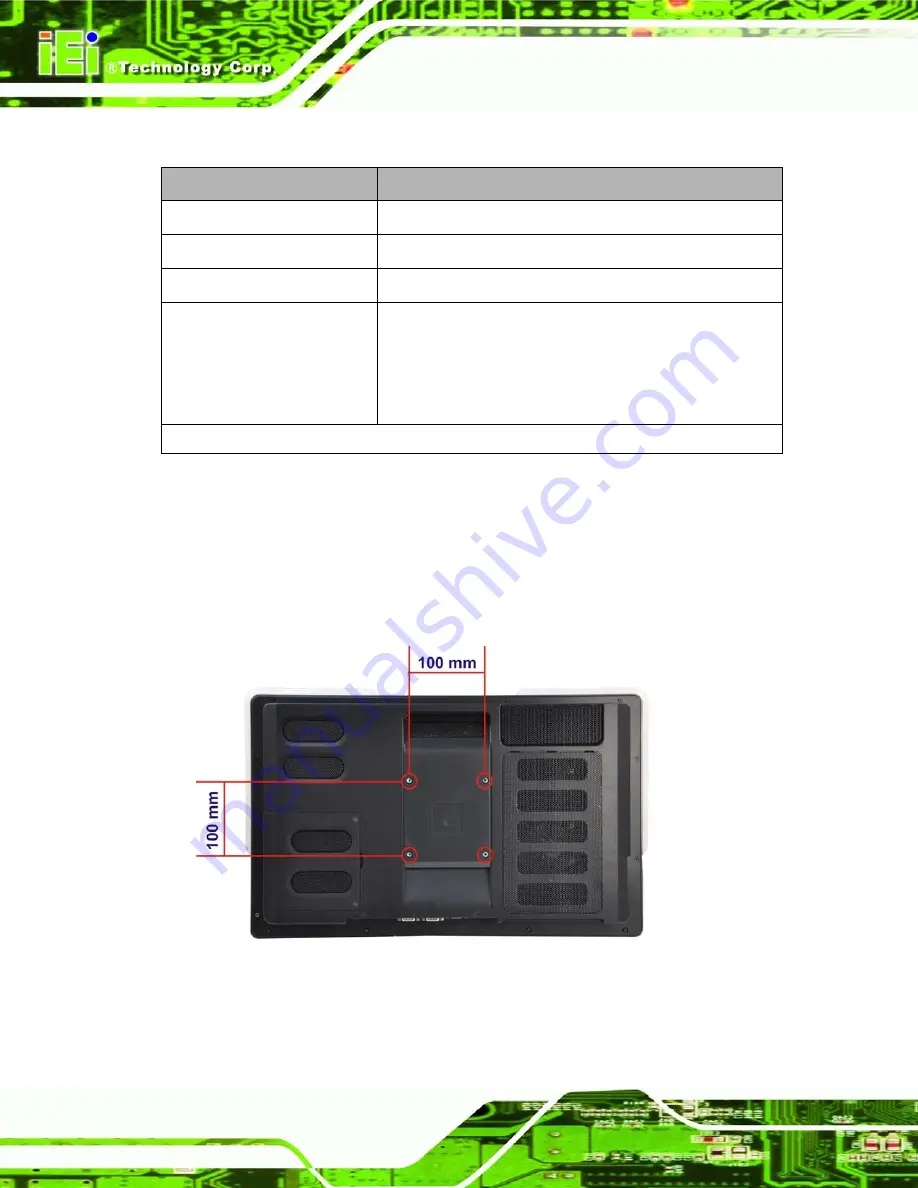 IEI Technology AFL2-W21A/AB-H61 SERIES Скачать руководство пользователя страница 25