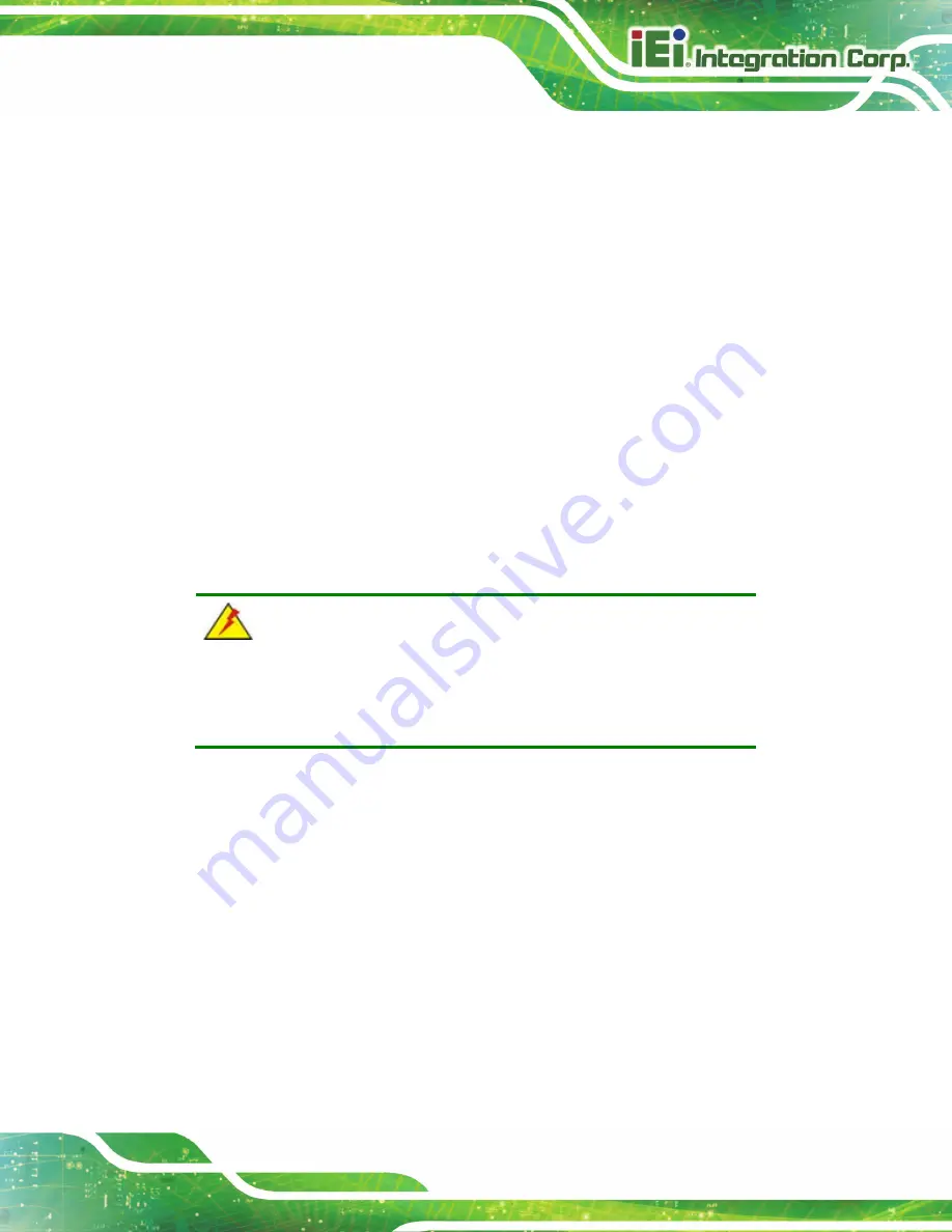 IEI Technology AFL3-W07A-BT-N1/PC/2G-R20 User Manual Download Page 27