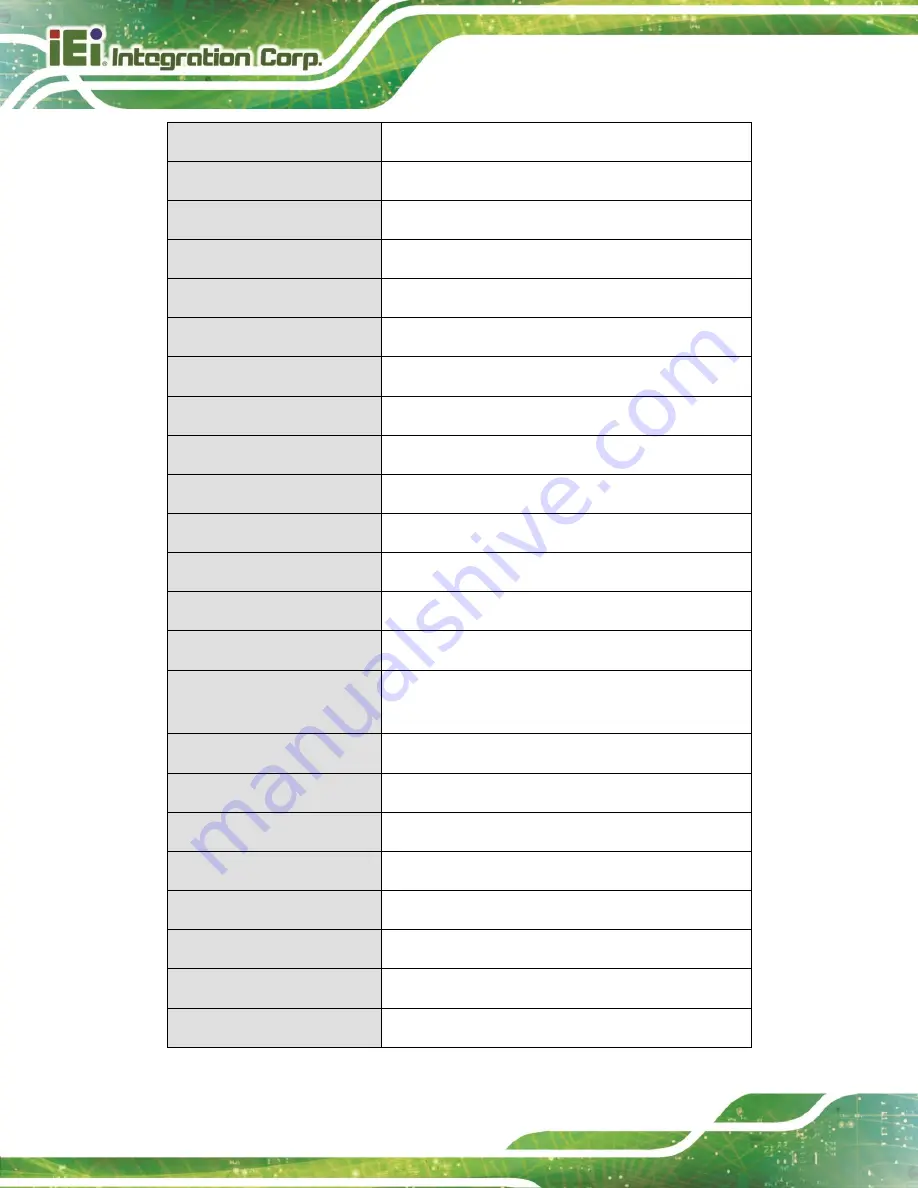 IEI Technology AFL4-W07-EHL User Manual Download Page 17