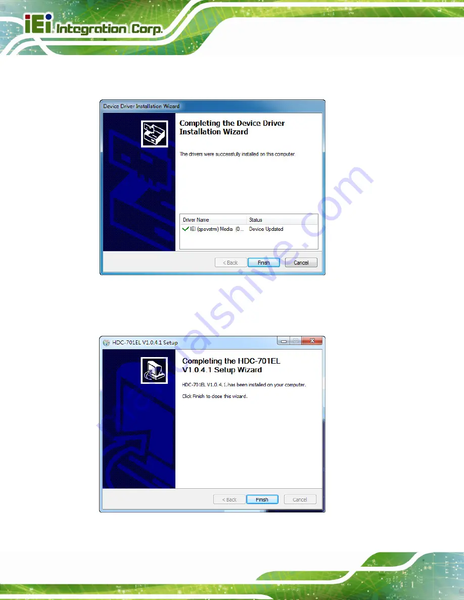 IEI Technology HDC-701EL User Manual Download Page 30