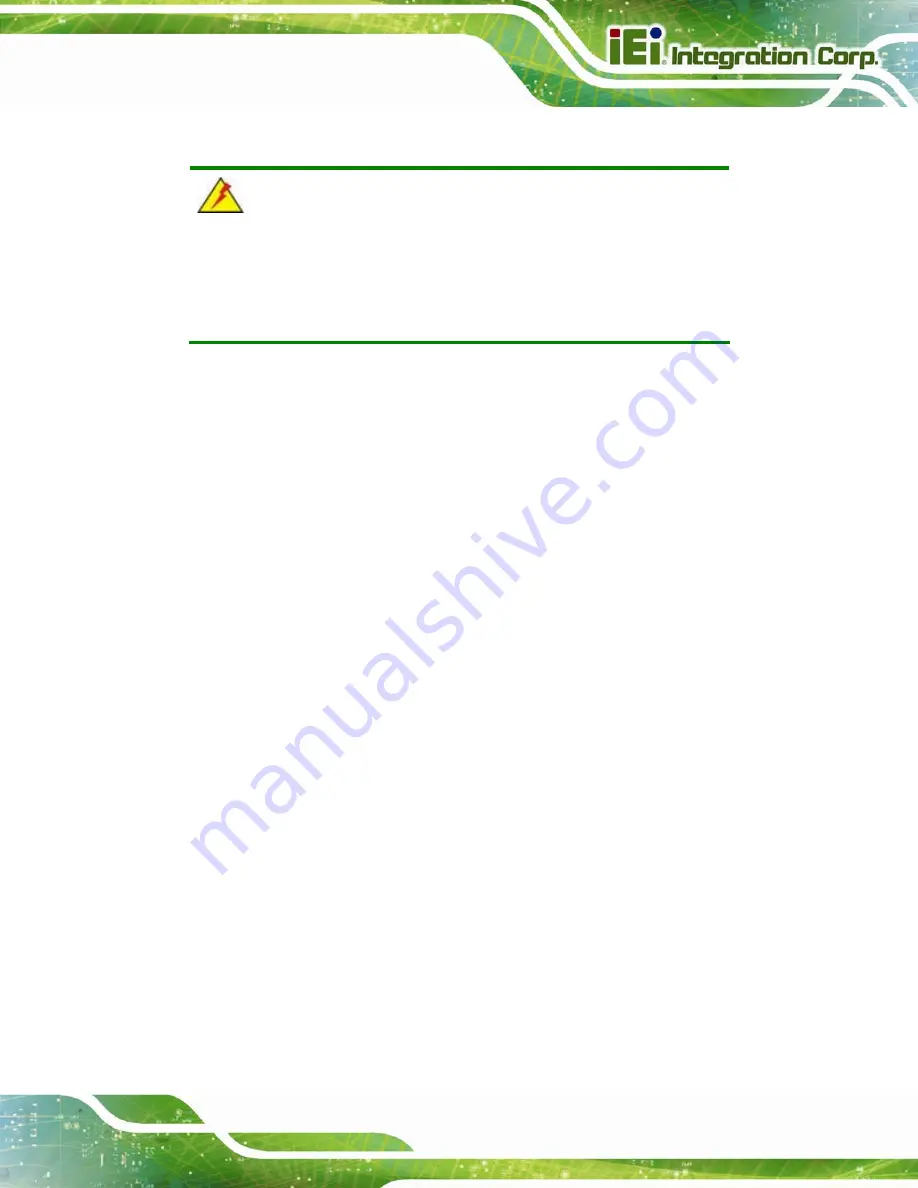 IEI Technology IMBA-C2160-R10 User Manual Download Page 25