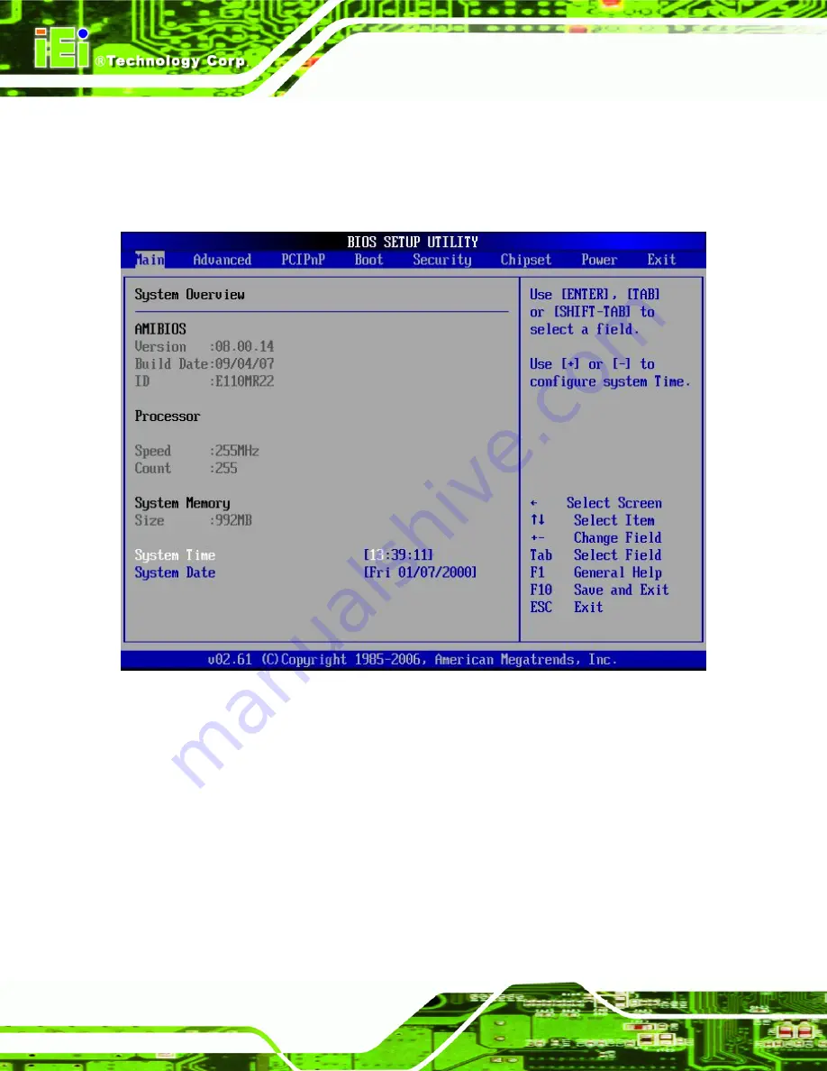 IEI Technology KINO-6612LVDS User Manual Download Page 126