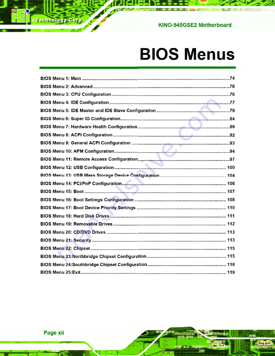 IEI Technology KINO-945GSE2 User Manual Download Page 13