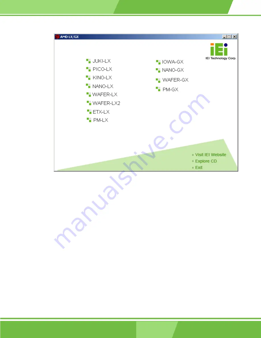 IEI Technology NANO-LX User Manual Download Page 141