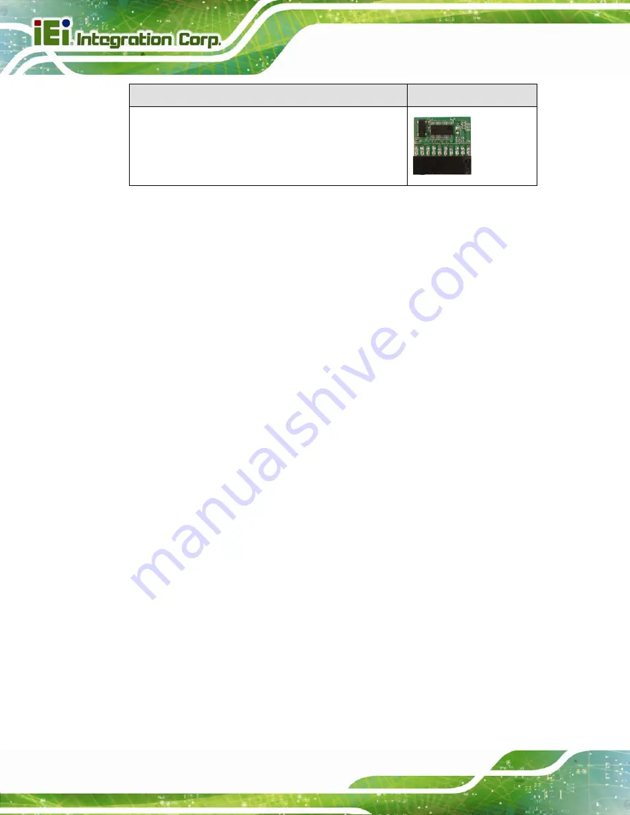 IEI Technology NANO-QM871-i1 User Manual Download Page 27