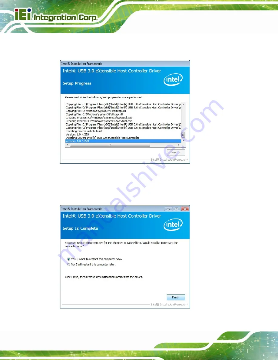 IEI Technology NANO-QM871-i1 User Manual Download Page 137