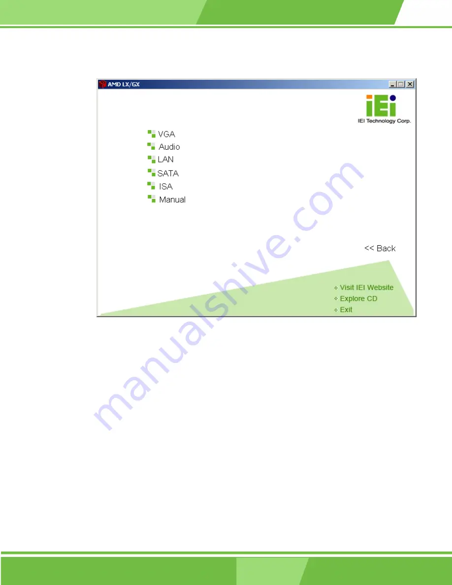 IEI Technology PCISA-LX User Manual Download Page 140